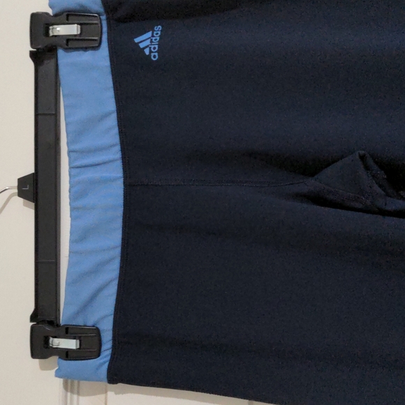 adidas Women's Blue Workout Pants.  Size S - Picture 4 of 7